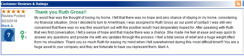 Amerihope Alliance Legal Services has helped more than 7,000 homeowners get a loan modification in the 10 years we've been in business. Many of our satisfied clients have left us reviews online. In September 2018, we received a large number of reviews (all five stars) on a site called TrustLink.