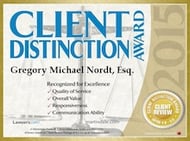 Amerihope Alliance Legal Services and managing partner Gregory M. Nordt have received many awards based on satisfying clients with foreclosure defense and loan modification assistance.