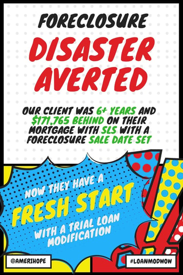 Every week we obtain loan modifications for our clients with a variety of loan servicers. Here are some of our results from this week.