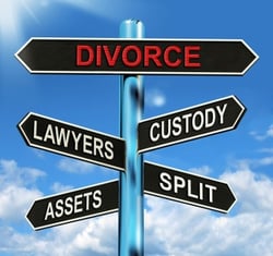 Divorce can put major stress on the former couple's finances and even result in foreclosure.