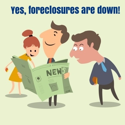 The number of foreclosures and delinquencies has been dropping as home values rise, but some states and regions continue to be more affected than others.