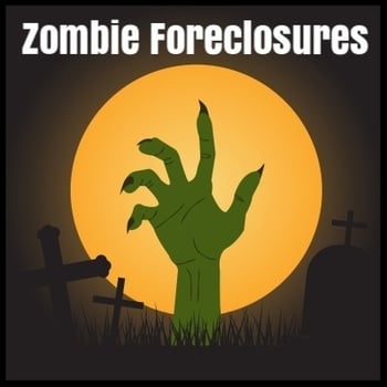 New Jersey, New York, Florida, and Illinois lead the nation in zombie foreclosures, according to a report from real estate information company RealtyTrac.